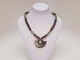 Exclusive Stainless Steel  and Natural Stones Necklace for Women