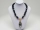Exclusive Stainless Steel  and Natural Stones Necklace for Women
