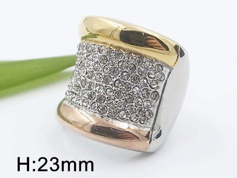 Tinseltown Stainless Steel Ring (Various Designs) Silver/Steel One Size